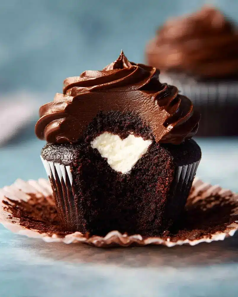 Whipped Cream-Filled Chocolate Cupcakes With Chocolate Ganache Frosting 2 Meticulously measured ingredients laid out for chocolate cupcake preparation