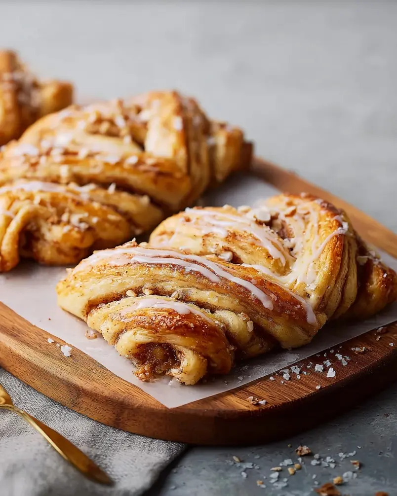 Danish Kringle 3 Danish Kringle dough being carefully folded and rolled