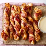 Cinnamon Roll Bacon Twists 4 Cinnamon Roll Bacon Twists