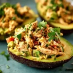 Mexi-Chicken Avocado Cups 7 Mexi-Chicken Avocado Cups