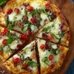 Cheesy-Crust Skillet Pizza 6 Cheesy-Crust Skillet Pizza