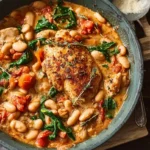 Skillet Chicken and White Bean Stew 4 Skillet Chicken and White Bean Stew