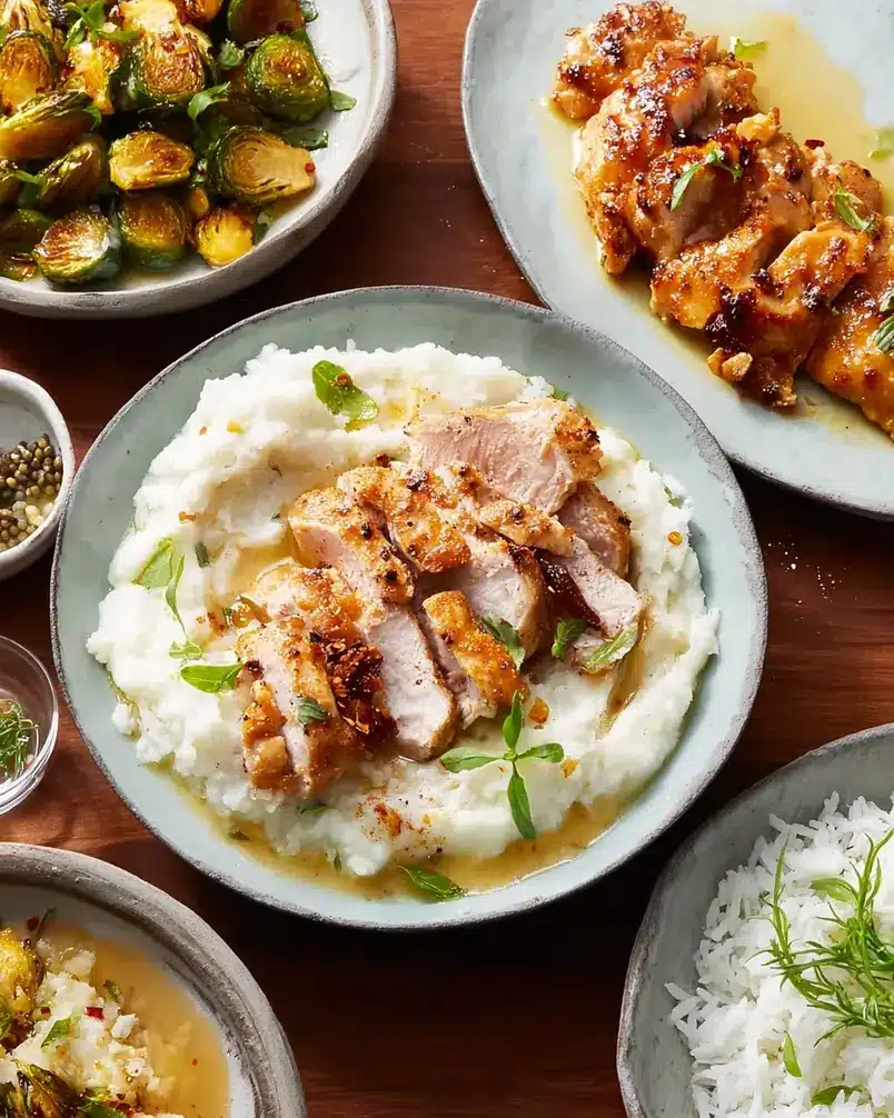 A Month's Worth of Quick and Easy Dinners 2 Fresh ingredients for a quick dinner being prepped