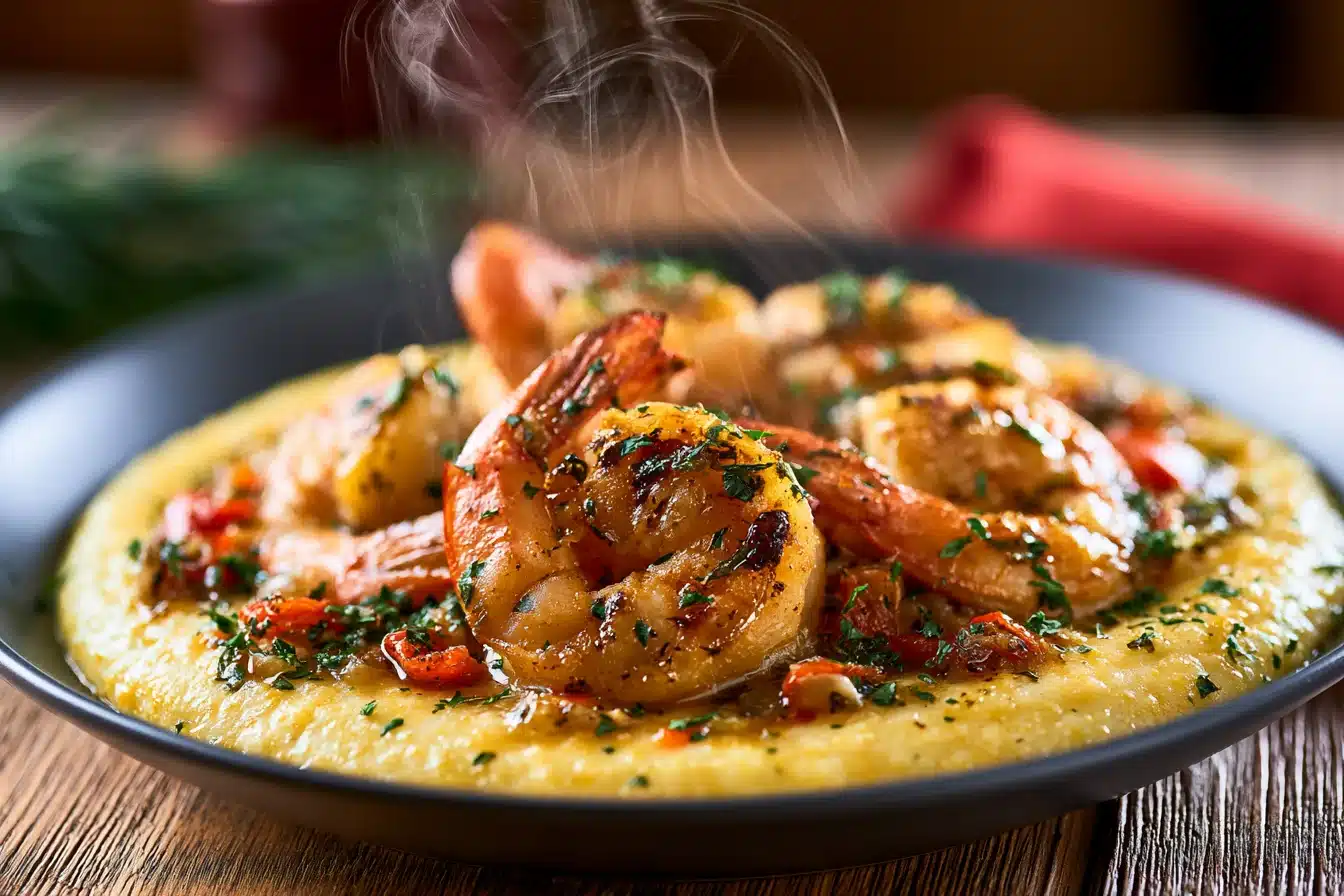 Garlic Butter Shrimp and Grits 2 Garlic Butter Shrimp and Grits