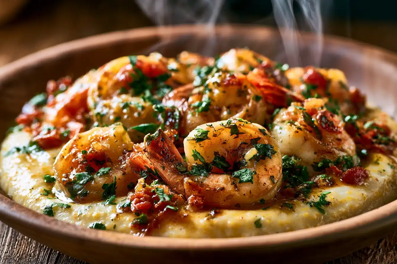Garlic Butter Shrimp and Grits 3 Garlic Butter Shrimp and Grits