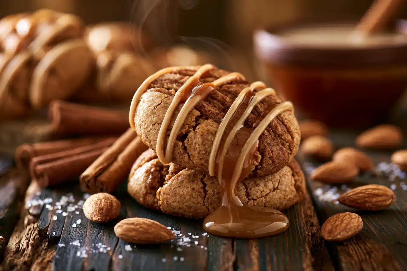 Maple Cinnamon Almond Butter Cookies 2 Maple Cinnamon Almond Butter Cookies
