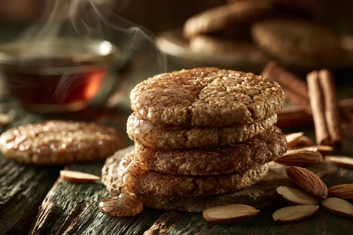 Maple Cinnamon Almond Butter Cookies 3 Maple Cinnamon Almond Butter Cookies
