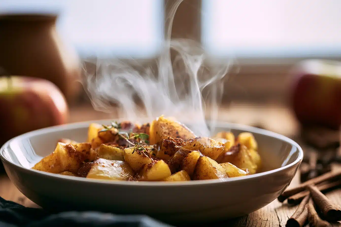 Maple Cinnamon Roasted Apples 2 Maple Cinnamon Roasted Apples