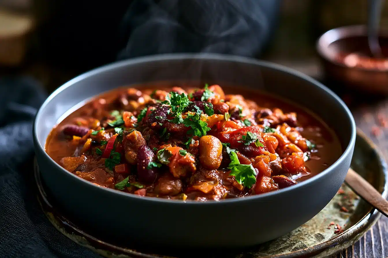 Spicy Chilli Recipe with Beans 2 Spicy Chilli Recipe with Beans