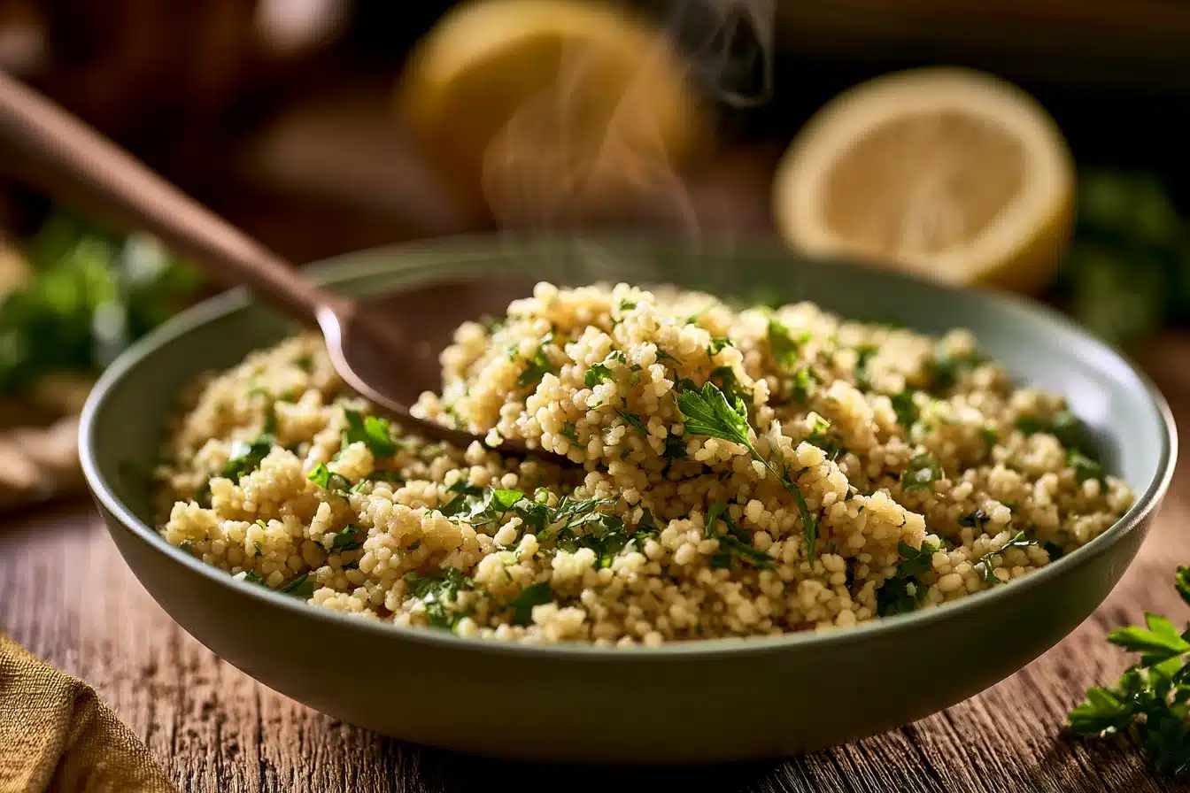 Easy Lemon Herb Couscous Recipe 3 Easy Lemon Herb Couscous Recipe